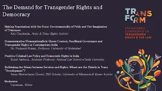 The Demand for Transgender Rights and Democracy | Roundtable 2 | Transform 2021