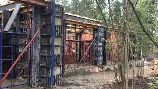 Опалубка колонн Щит 4. Частный дом.