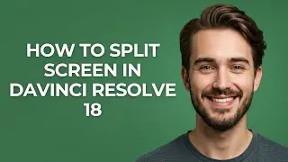 How To Split Screen In Davinci Resolve 18 - UPDATED!