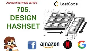 Design HashSet | Leetcode 705 | Amazon Google Facebook interview question