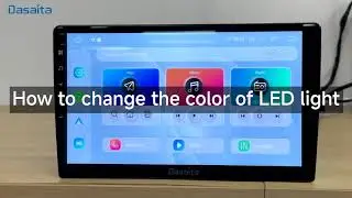 How to change the color of LED light | Dasaita head unit | Part 9