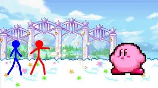 Watergirl and Fireboy , Stickman Animation - Adventures in the world of Kirby