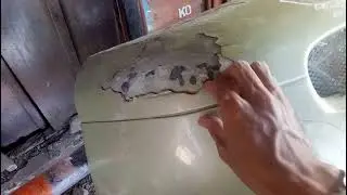 Restorasi bumper baleno 2002 || baru kamulai