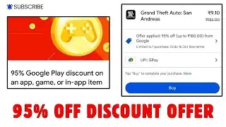 Google Play Store 95% Discount Offer 2024 | 95% Google Play Discount Offer | 95% Off From Play Store