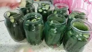 МАРИНОВАННЫЕ Огурцы на зиму. ХРУСТЯЩИЕ, АРОМАТНЫЕ. Простой рецепт.