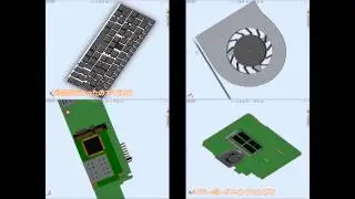 SolidWorksでノートパソコンを作ってた PC Modeling by SW