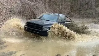 Lifted RAM MUDDING on 37s Is that a Cam I hear?! 🤔