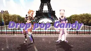 【Genshin Impact MMD】 Drop pop candy (Reol&Giga) / Kokomi&Gorou