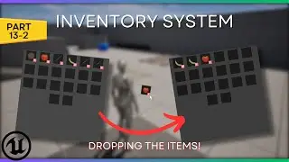 How to create an inventory system! | Part 13-2 - Dropping items! | Unreal Engine 5 Tutorial
