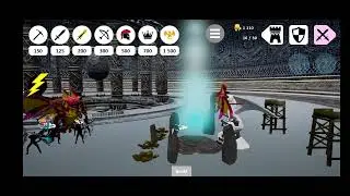 Portal dragons statue in the game Stick War Dragon Legacy