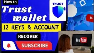 How to recover|| trust wallet account  || 12 keys Trust wallet @HumanRightsActivist6769