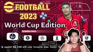 RELEASE | eFootball 2023 Pes PPSSPP | Update World Cup 2022 Qatar