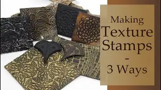 3 Ways to Make Your Own Polymer Clay Texture Stamps