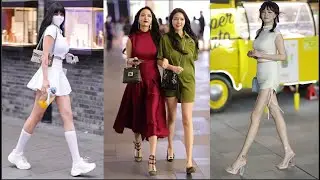 抖音街拍穿搭 / 抖音性感美女热门合集 Mejores Street Fashion Tik Tok | Hottest Chinese Girls Street Fashion Style #8