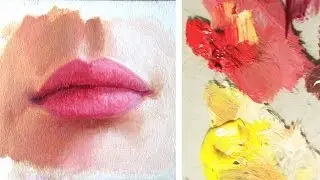 How to Paint a Realistic Mouth/Lips