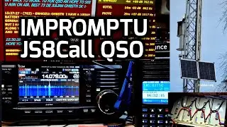 Ham Radio QRP QSO with JS8Call & Icom IC-705
