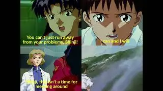 Shinji Runs Away From His Problems