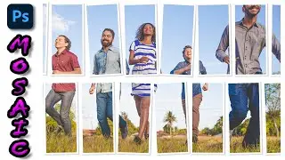 How to Make Photo Mosaic from one photo in Photoshop