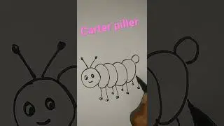 #shorts/How to learn Carter pillar for drawing interested students(Mani creative world)