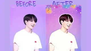 Cara Edit Foto Mudah di Picsart| Jungkook BTS |1 |방탄소년단