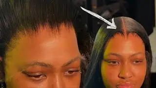 The Cleanest Widow’s Peak Lace Install! No Baby Hairs, Just Melt + Chit Chat ( LAIDBYJESS)