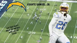 Asante Samuel Jr Has That DAWG In Him!! | Los Angeles Chargers Film Study