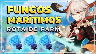 Rota de Farm Fungo Marítimo x57 | Genshin Impact | Kazuha lvl máximo em 3 runs! | MAPA NA DESCRIÇÃO