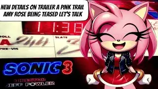 Sonic 3 Amy Rose Teased A Pink Hue On The Logo The Colors Don't Lie Let's Talk