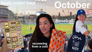 being sick means reading a lot (a vlog)