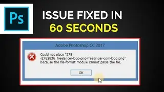 [Fixed] File-format module cannot parse the file png photoshop