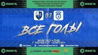 Все голы матча "Сахалинец" - "Сокол" 0-3 (0-2). 04.06.2023г.