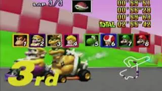raging at mario kart 64