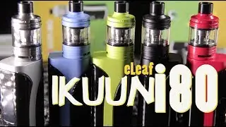 IKUUN i80 Kit by eLeaf with MELO 4 TANK & EC2 Coils ~ TANK and MOD REVIEW~
