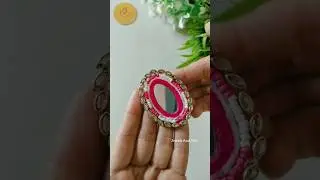 Trendy Handmade Oval Shape Earrings Part-1 😱💕 #handmade #jewelsandyou #shorts