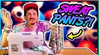 LETS PUT MY SEWING SKILLS TO THE TEST! | Sewing Sweatpants From Scratch!