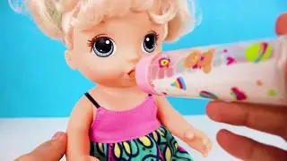 Готовим ВКУСНОЕ фруктовое ПЮРЕ вместе с Алисой || Играем в куклы