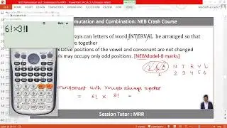 Permutation and Combination Important Question | NEB New Model Question ✅  NEB Grade 12 Maths | MRR