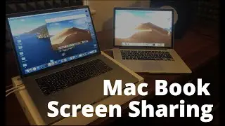 Screen Sharing With Two Mac Book Computer's - Easy