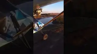 На самодельном самолёте