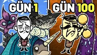 Okyanus Üssünde 100 GÜN Hayatta Kaldım | Don't Starve Together