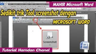 A little trick screenshot tool with miscosoft word