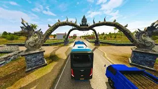 Business Triple new Route part 2 at |Bus Simulator Indonesia|🔥 amazing game @Gamefighter4343