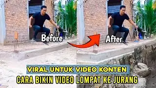 CARA EDIT VIDEO LOMPAT KE JURANG / TEBING DI APLIKASI CAPCUT 🔥