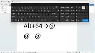 Type at sign or at symbol (@) Type The At Symbol on Foreign Keyboards