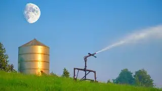 8 Hours - Relaxing Sprinkler Sounds 4K HD - White Noise, ASMR, Sleep | Great Escapes