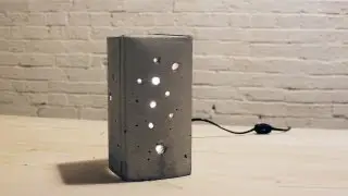 HomeMade Modern, Episode 6 -- DIY Concrete Lamp