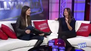 Victoria Justice Takes Her Boot Off 