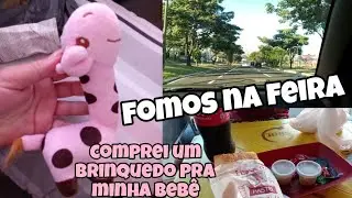 TÁ CHEGANDO O DIA DA BEBÊ NASCER 💖🙌 FOMOS NA FEIRA COMER PASTEL