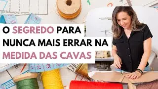 Aprenda a traçar a cava da gola e cava da manga em qualquer tamanho
