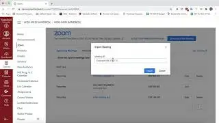 How to Schedule a Zoom meeting from Canvas - updated for Fall 2020